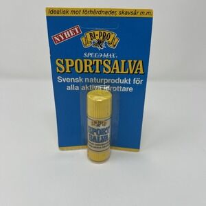 NEW Bi-Pro Speedmax Sport Salva Swedish Skincare Protects Skin Chafing Calluses